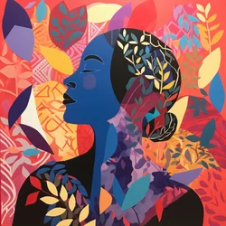Henri Matisse Stil Collage Kunst