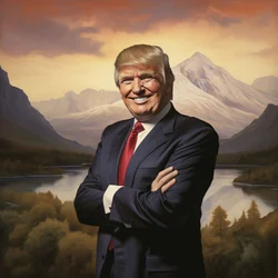 Donald Trump Porträt