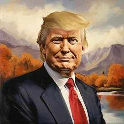 Donald Trump Gemälde, Porträts des Präsidenten