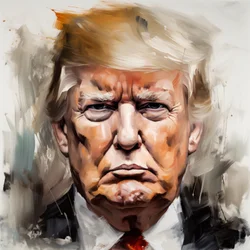 Donald Trump Porträtgemälde