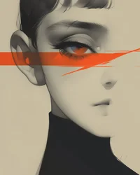 Skizze eines Jungen, Manga-Stil