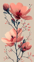 Weiße und rosa Rosen auf weißem Hintergrund