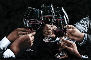 Ein Toast auf die Freundschaft