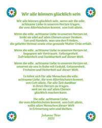 Wir alle können glücklich sein