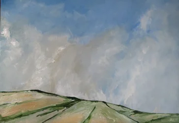 Vento e nuvole in collina