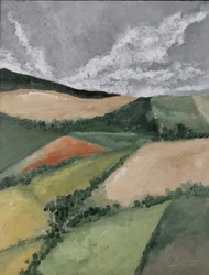 Hecken zwischen Feldern