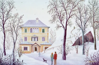 Hellbrunner Monatsschlösschen im Winter