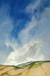 Wolken über den Hügeln