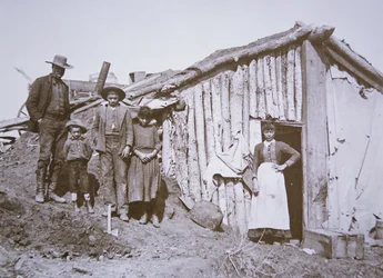 Afroamerikanische Siedler mit Landanspruch