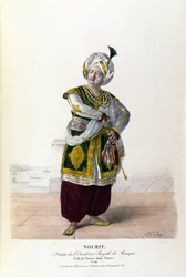 Adolphe Nourit in der Oper Tarare von Antonio Salieri (1750 - 1825).