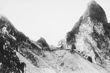 Marmorbruch in den Apuanischen Alpen, Toskana