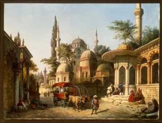 Ansicht einer Moschee in Istanbul