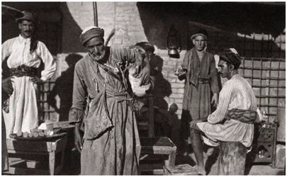 Kostenlose Verteilung von kaltem Trinkwasser, Irak, 1925
