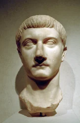 Kopf des römischen Kaisers Tiberius