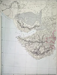 Karte von Westindien, 1816