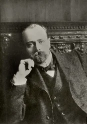 Porträt des französischen Malers Emile Friant