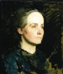 Porträt einer Frau (Miss Gertrude Bloede)
