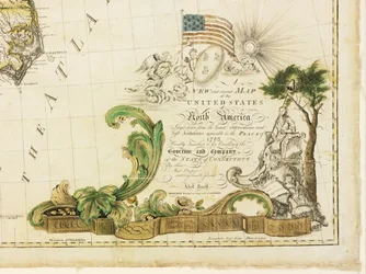 Amerikas erste Nationalkarte, 1784