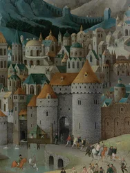 (Detail) von Christus, der das Kreuz trägt