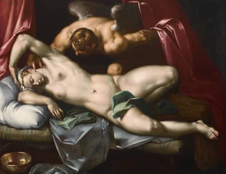 Cupid besucht Psyche bei Nacht