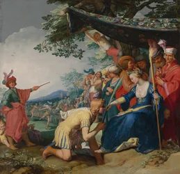 Theagenes empfängt die Ehrenpalme von Charikleia
