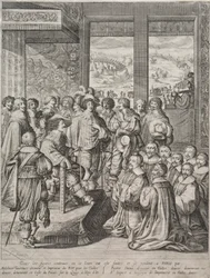 Ludwig XIII. empfängt eine Deputation von Magistraten