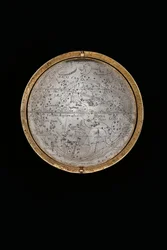Zwei außergewöhnliche terrestrische und himmlische Globen, getragen von Herkules und Atlas, Augsburg, 1697-99