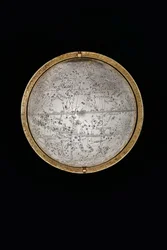 Zwei außergewöhnliche terrestrische und himmlische Globen, getragen von Herkules und Atlas, Augsburg