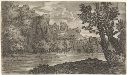 Landschaft mit Fluss