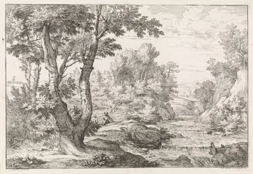 Landschaft mit Fluss