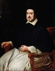 Porträt des Bischofs von Antwerpen Ambrosius Cappelus, 17. Jahrhundert