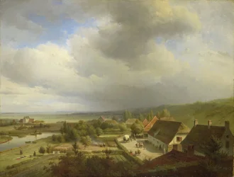 Blick auf den Ooijpolder
