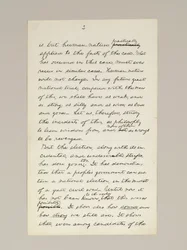 Autographes Manuskript von Lincolns Wahlsieg-Rede als Präsident, gehalten in Washington D.C., aus dem Fenster des Weißen Hauses am Abend des 10. November