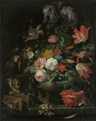 Der umgestürzte Blumenstrauß