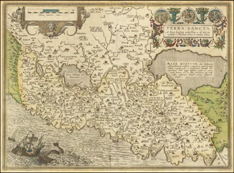 Karte - Terra Sancta, 1584
