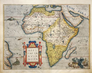 Karte von Afrika, aus Theatrum Orbis Terrarum von Abraham Ortelius