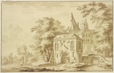 Stadttor mit Fallgatter