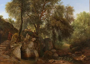 Ansicht im Park der Villa Chigi bei Ariccia