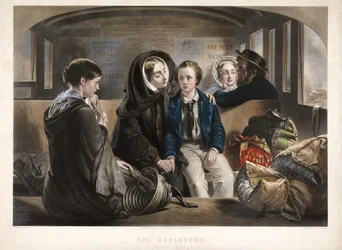 Die Abreise (Zweite Klasse), veröffentlicht 1857