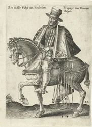 Niederländischer Prinz zu Pferd
