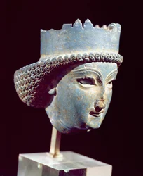 Kopf eines Prinzen, aus Persepolis, 5.-4. Jahrhundert v. Chr. (Lapis Lazuli)