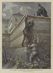 Kühne Flucht von drei Gefangenen aus dem Gefängnis von Torre del Greco in der Nähe von Neapel