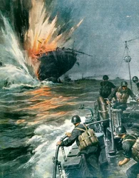 Britisches Handelsschiff von italienischem MAS im Mittelmeer versenkt, 3. August