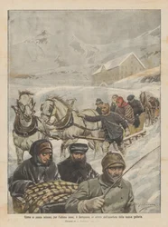 Wie man jetzt, im letzten Jahr, den Simplon überquert, in Erwartung der Eröffnung des neuen Tunnels