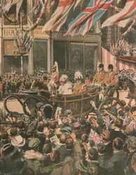 Titelillustration zum Jubiläum von König Georg V.