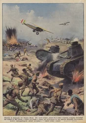 Während der Schlacht am Ganale Doria