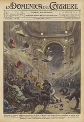 Während eines heftigen Gewitters, das abends über Mailand ausbrach, bildete sich ein Wirbelsturm auf dem Platz?