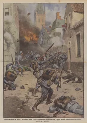 Messerkampf in Belgien, in den Dörfern bei Lüttich verteidigt die Bevölkerung ihre Häuser