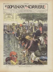 Die Wallfahrt Nach Caravaggio, Die Tauchgänge Im Wunderpool