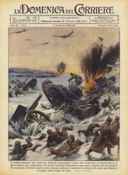 Das Bombardement auf dem Eis